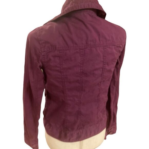Rubbish Plum Zip Up Jacket - Picture 11 of 11